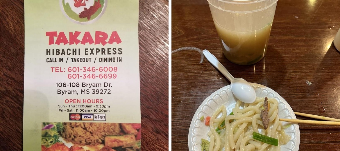 Takara Hibachi Express Menu