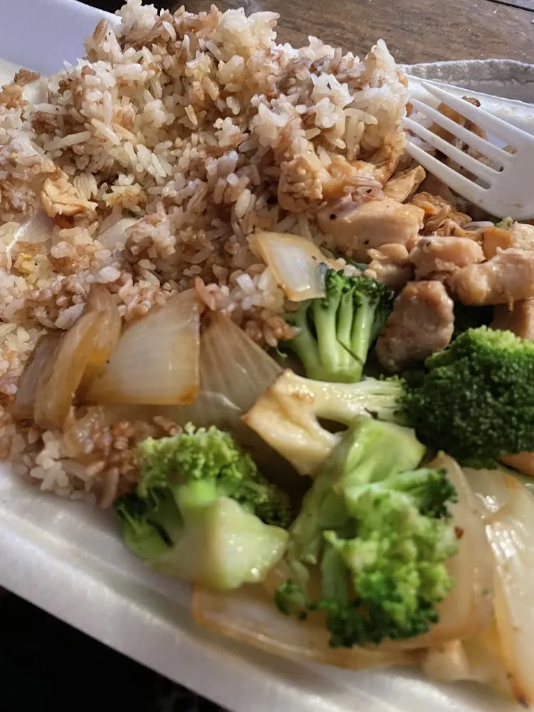 Hibachi Shrimp & Chicken